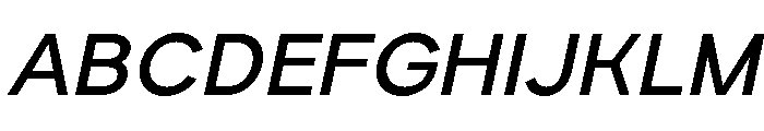 Etermal Italic Font UPPERCASE