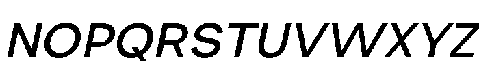Etermal Italic Font UPPERCASE