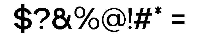 Etermal Regular Font OTHER CHARS