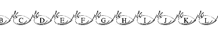 Eternal Love Monogram Font UPPERCASE