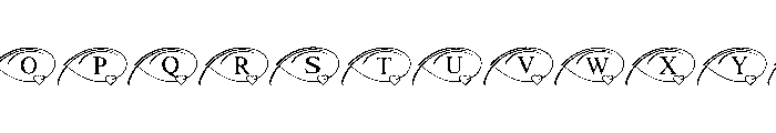 Eternal Love Monogram Font LOWERCASE