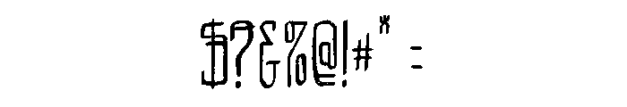 Eternum Strokes Font OTHER CHARS