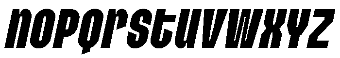 Etgea Bold Italic Font LOWERCASE