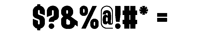 Etgea Bold Font OTHER CHARS