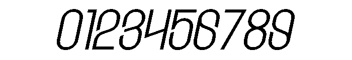 Etgea Light Italic Font OTHER CHARS