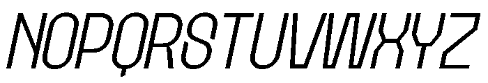 Etgea Light Italic Font UPPERCASE