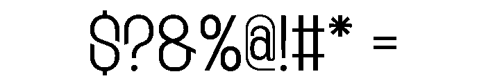 Etgea Light Font OTHER CHARS