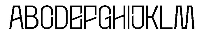 Etgea Light Font UPPERCASE