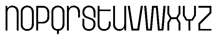 Etgea Light Font LOWERCASE
