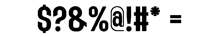 Etgea Medium Font OTHER CHARS