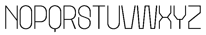 Etgea Thin Font UPPERCASE