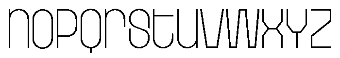 Etgea Thin Font LOWERCASE