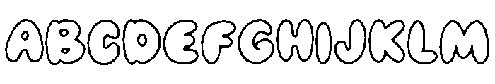 Ethel Font UPPERCASE