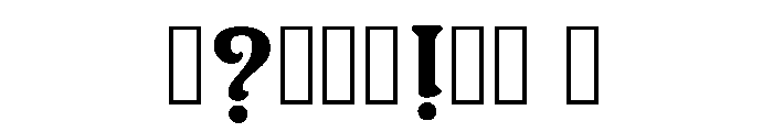 Ether Regular Font OTHER CHARS