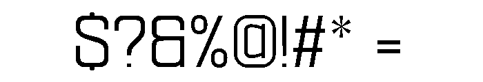 Ethere S Text Font OTHER CHARS