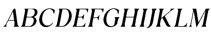 Ethereal Glamour Italic Font UPPERCASE