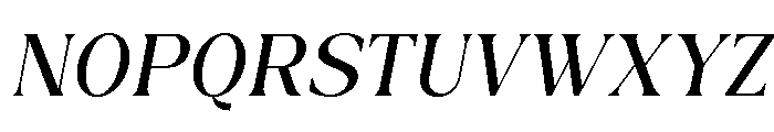 Ethereal Glamour Italic Font UPPERCASE