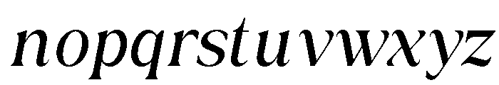 Ethereal Glamour Italic Font LOWERCASE