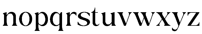 Ethereal Glamour Regular Font LOWERCASE