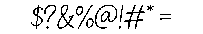 Ethereal Reverelle Font OTHER CHARS