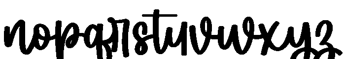Ethernity Font LOWERCASE