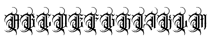Ethoris Regular Font UPPERCASE