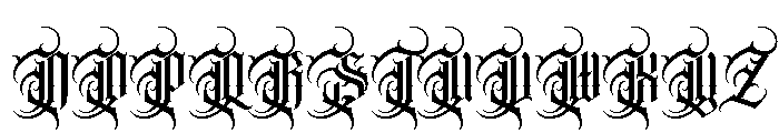 Ethoris Regular Font UPPERCASE