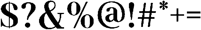 ET BRAVEL Regular otf (400) Font OTHER CHARS