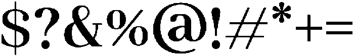ET Gildera Regular otf (400) Font OTHER CHARS