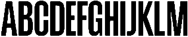 ET JURGEN Regular otf (400) Font UPPERCASE