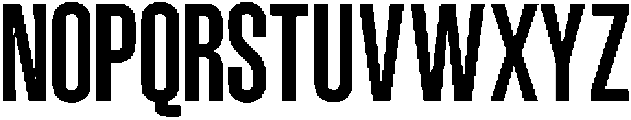 ET JURGEN Regular otf (400) Font UPPERCASE