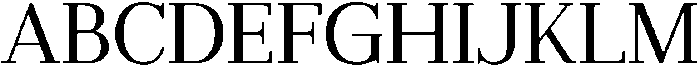 ET Sovane Regular otf (400) Font UPPERCASE