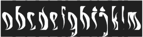 ETERNAL FLAME-Inverse otf (400) Font LOWERCASE