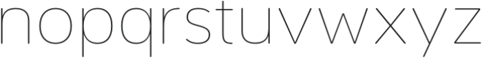 Etenira Thin otf (100) Font LOWERCASE