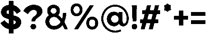 Etermal Bold otf (700) Font OTHER CHARS