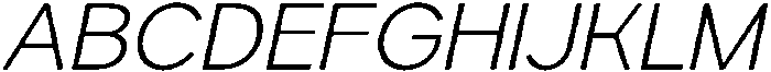 Etermal Extra Light Italic otf (200) Font UPPERCASE