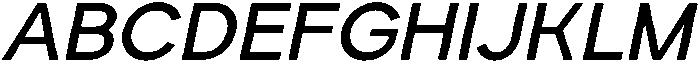 Etermal Italic otf (400) Font UPPERCASE