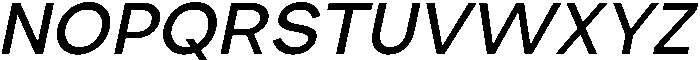 Etermal Italic otf (400) Font UPPERCASE