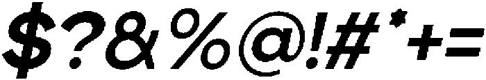 Etermal Semi Bold Italic otf (600) Font OTHER CHARS