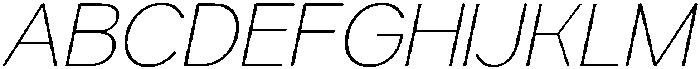 Etermal Thin Italic otf (100) Font UPPERCASE