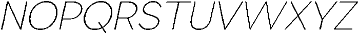 Etermal Thin Italic otf (100) Font UPPERCASE