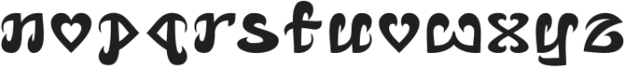 Eternal Love otf (400) Font LOWERCASE