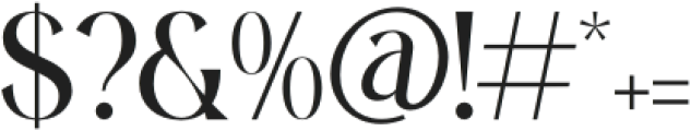 Eternalo otf (400) Font OTHER CHARS