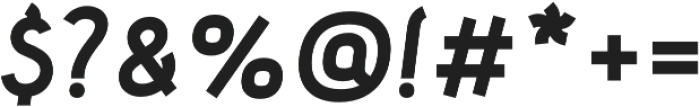 Etewut Sans Bold Italic otf (700) Font OTHER CHARS