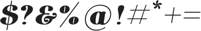 Etewut Serif Bold italic otf (700) Font OTHER CHARS