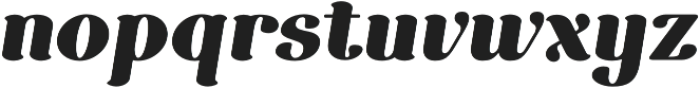 Etewut Serif Bold italic otf (700) Font LOWERCASE