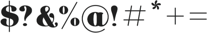 Etewut Serif Bold otf (700) Font OTHER CHARS