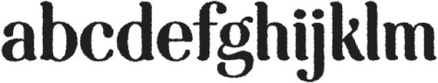 Etewut Serif Rough otf (400) Font LOWERCASE