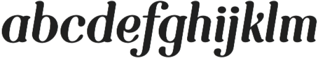 Etewut Serif italic otf (400) Font LOWERCASE