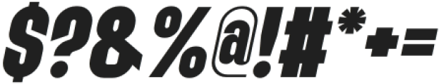 Etgea Bold Italic otf (700) Font OTHER CHARS